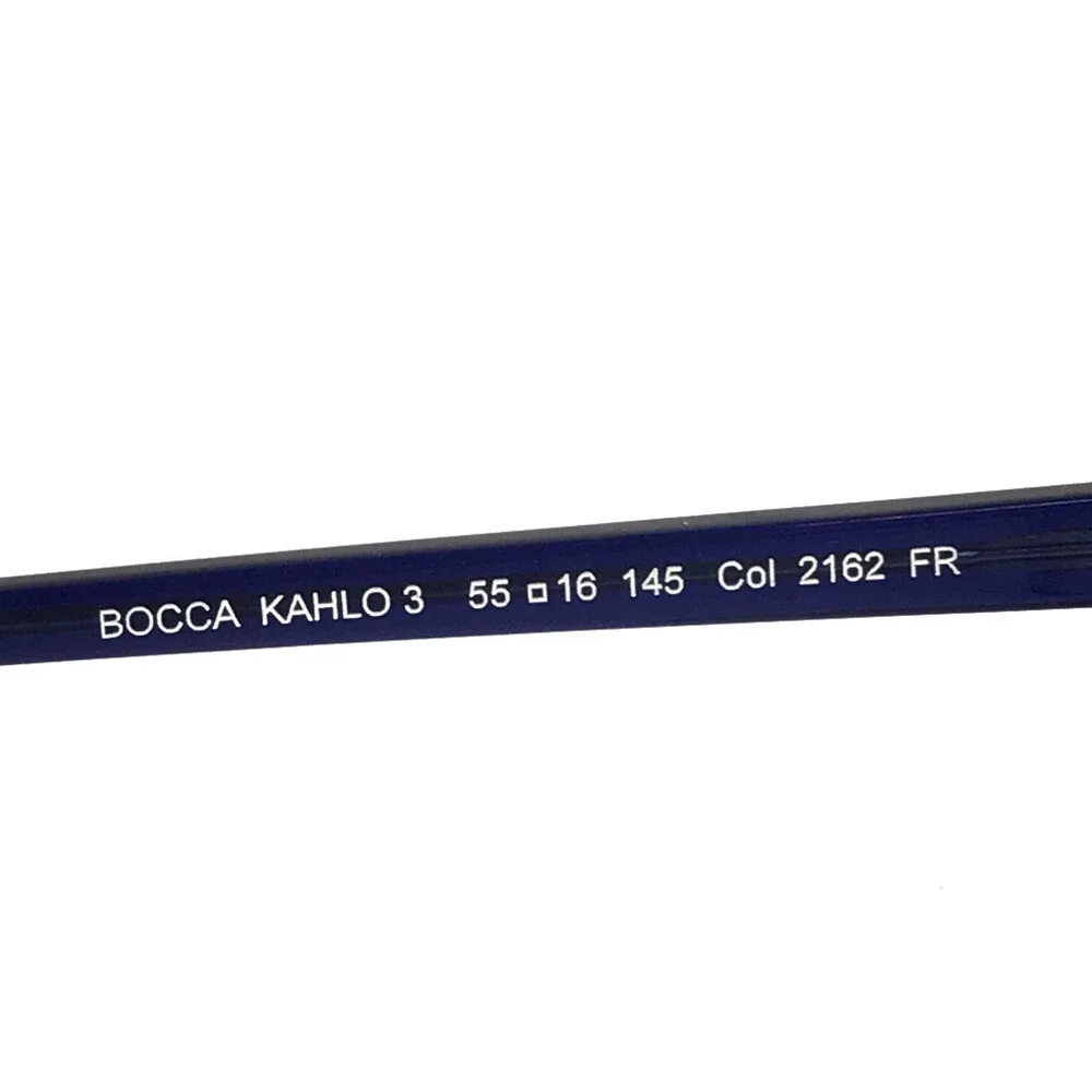 Bocca by Face A Face Eyeglasses Frames KAHLO 3 Col 2162 Blue Cat Eye 55-16-145